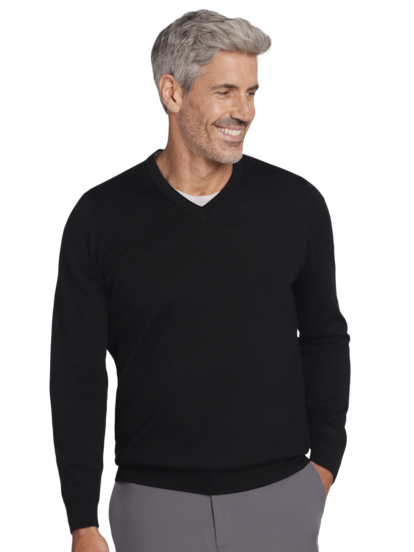 Joseph abboud v neck sweater discount