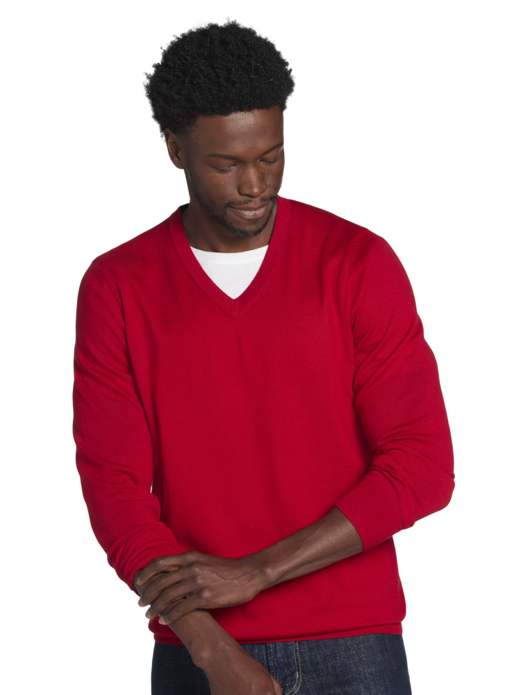 Red Sweaters for Men Sweaters Moores Clothing
