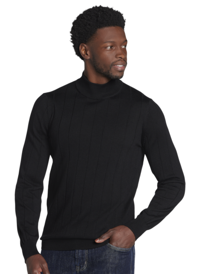 Joseph Abboud Modern Fit Merino Wool Mock Neck Sweater Men s Sweaters Moores Clothing