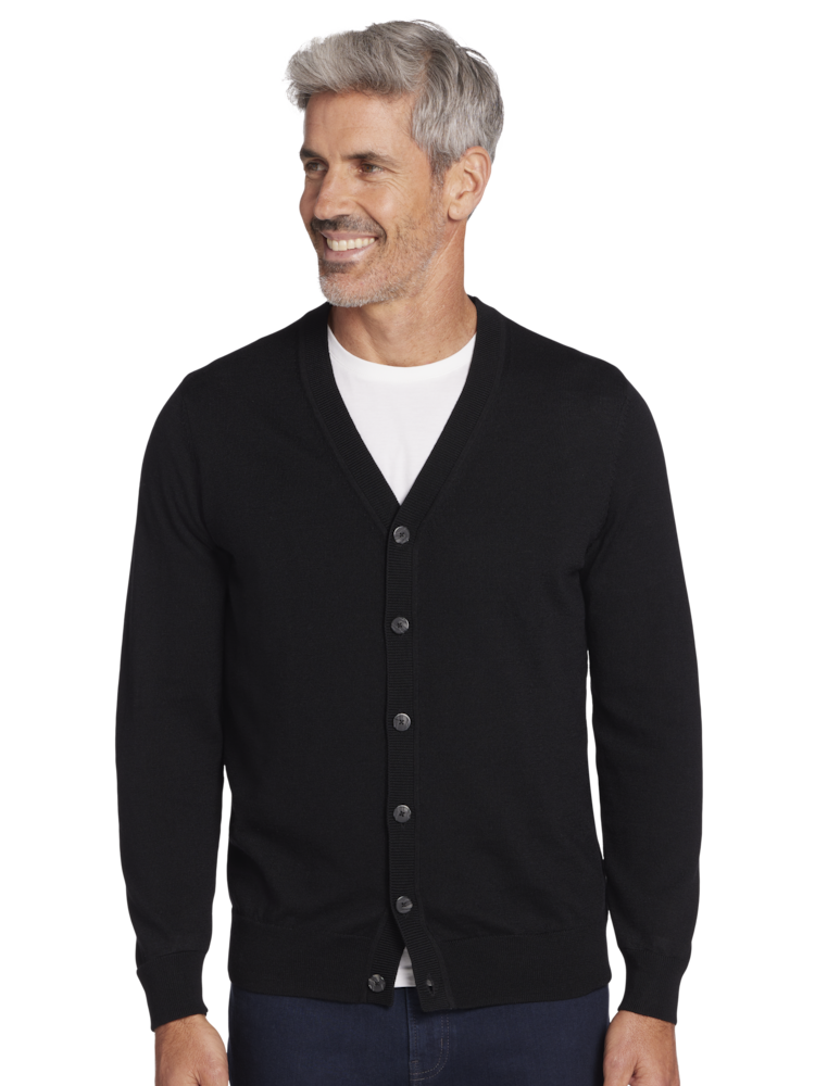 Black Merino for Men Sweaters Moores Clothing