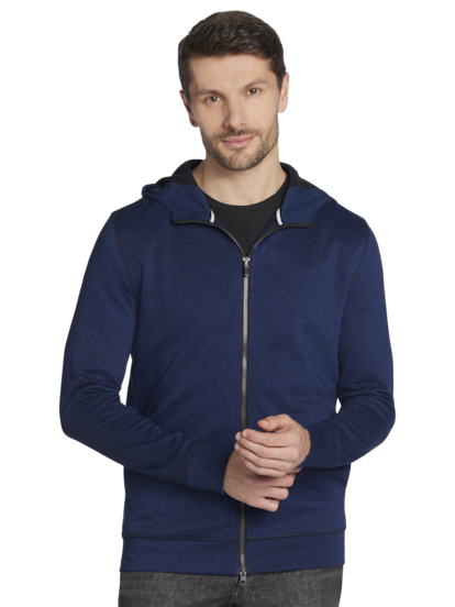 Awearness Kenneth Cole Slim Fit Full zip Hoodie Men s Sweaters Moores Clothing
