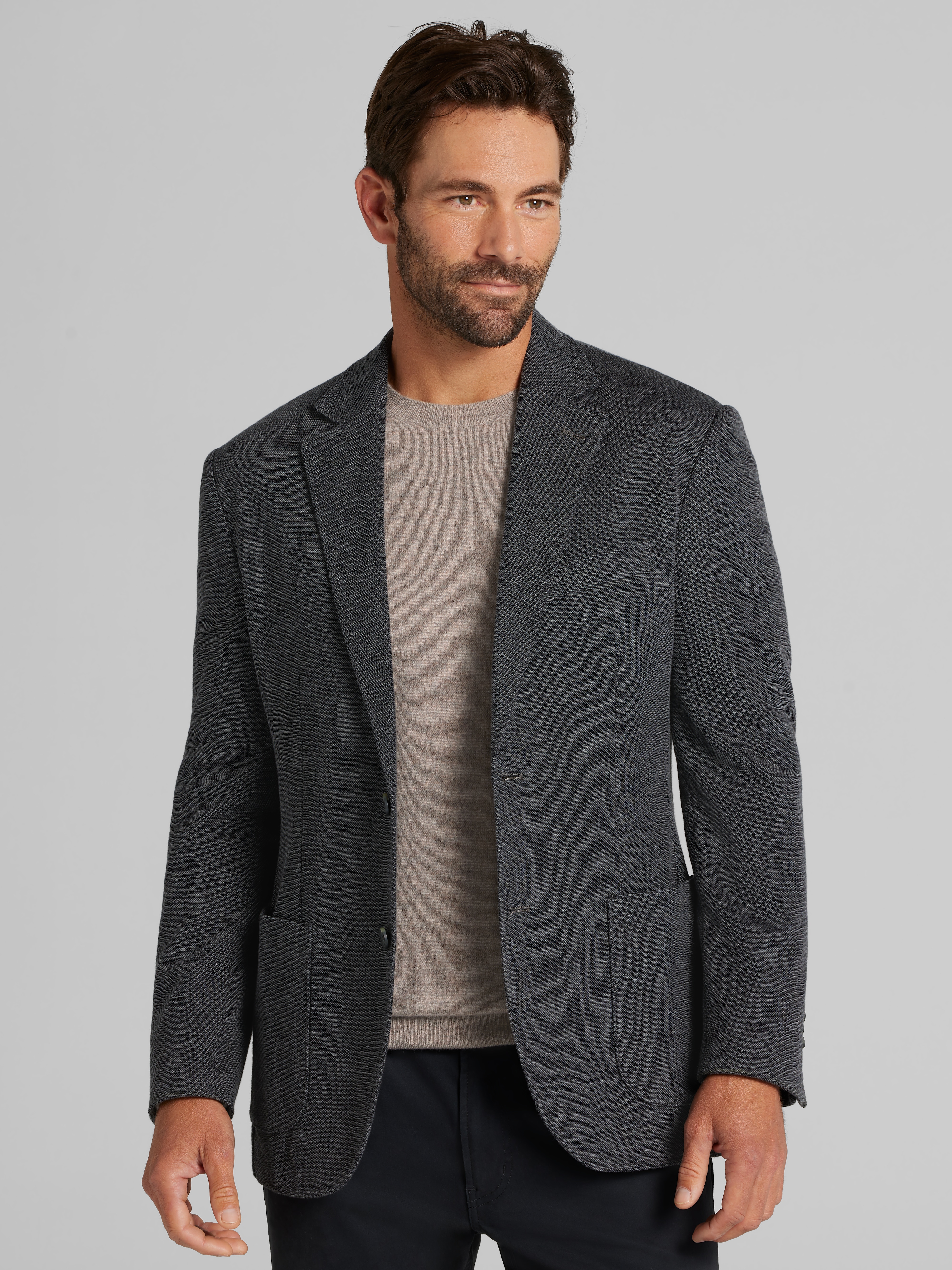 Joseph Abboud Modern Fit Pique Knit Blazer | Men's Sweaters