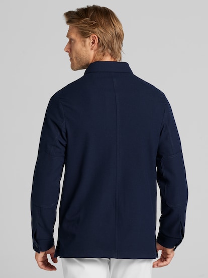 Joseph Abboud Indigo Blue Tech Flannel Shirt Jacket | Men's