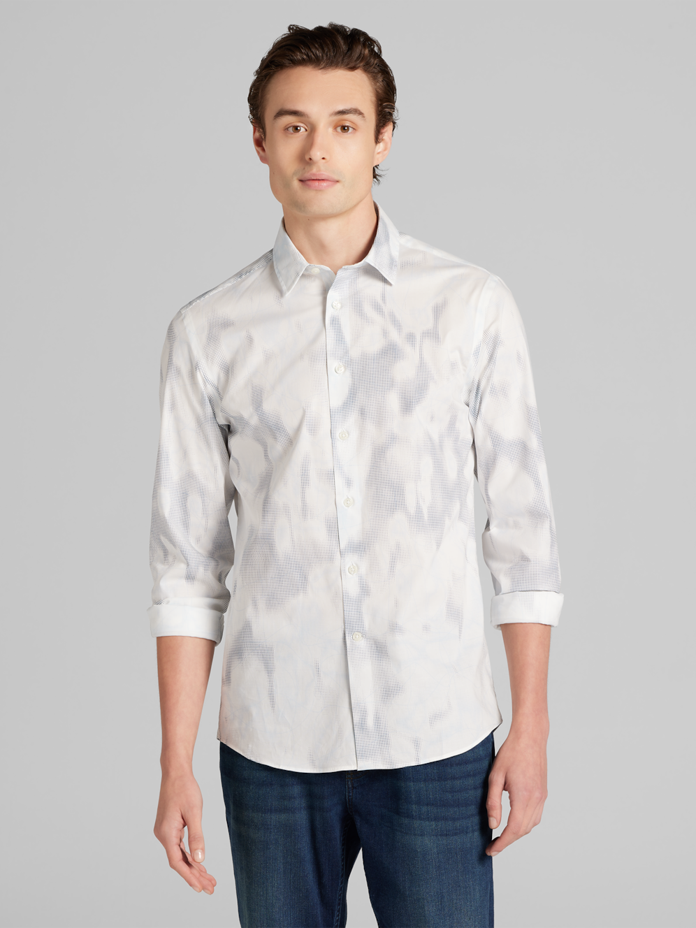 Awearness Kenneth Cole Chillflex Slim Fit Button Up Shirt | Men's ...