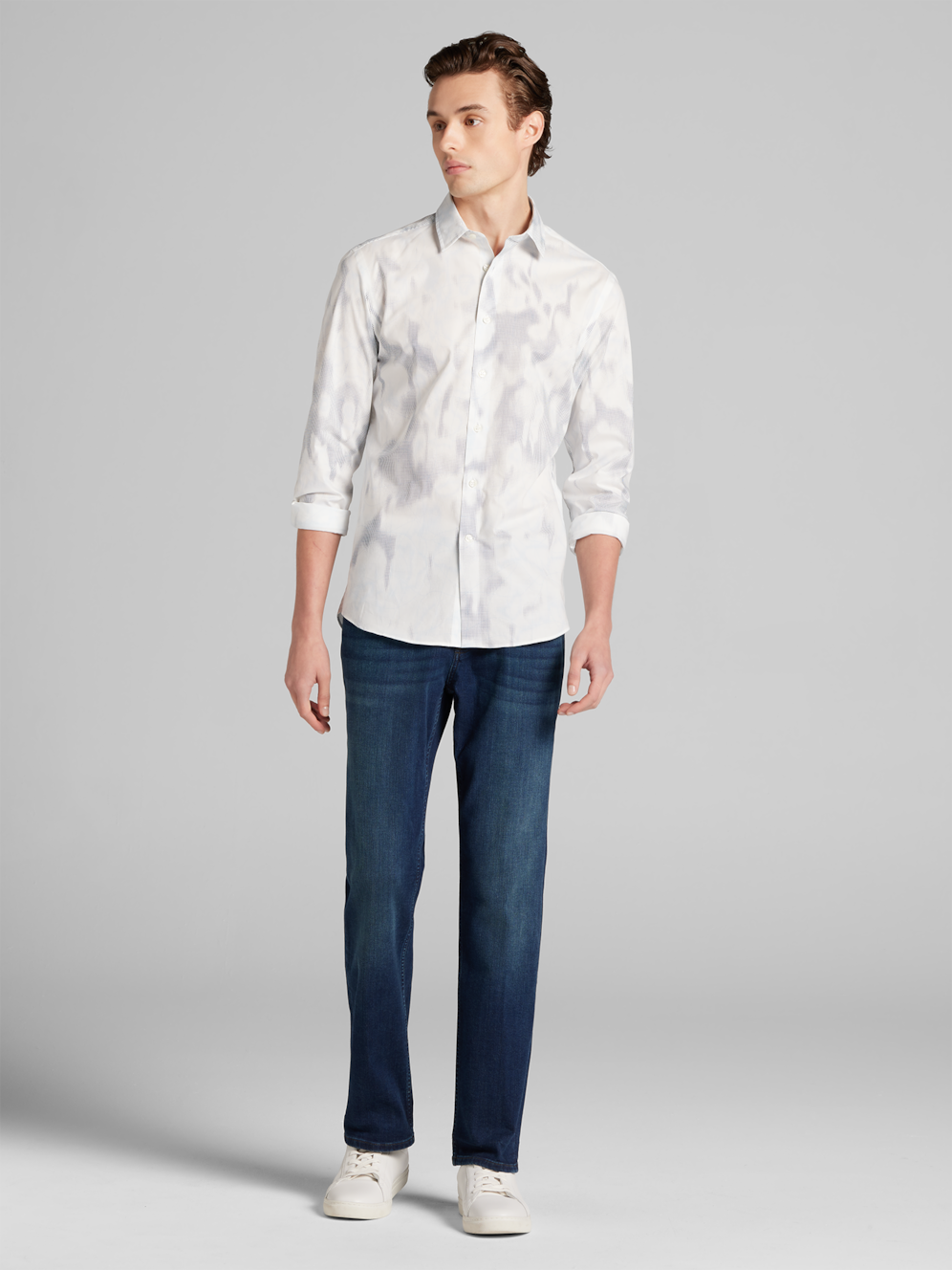 Awearness Kenneth Cole Chillflex Slim Fit Button Up Shirt | Men's ...