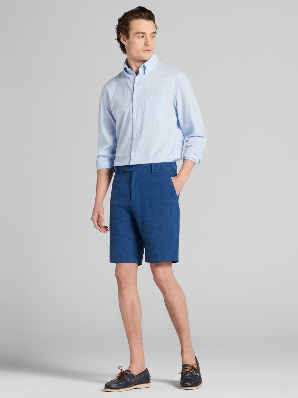 Joseph Abboud Modern Fit Seersucker Stripe Button Up Shirt | Men's ...