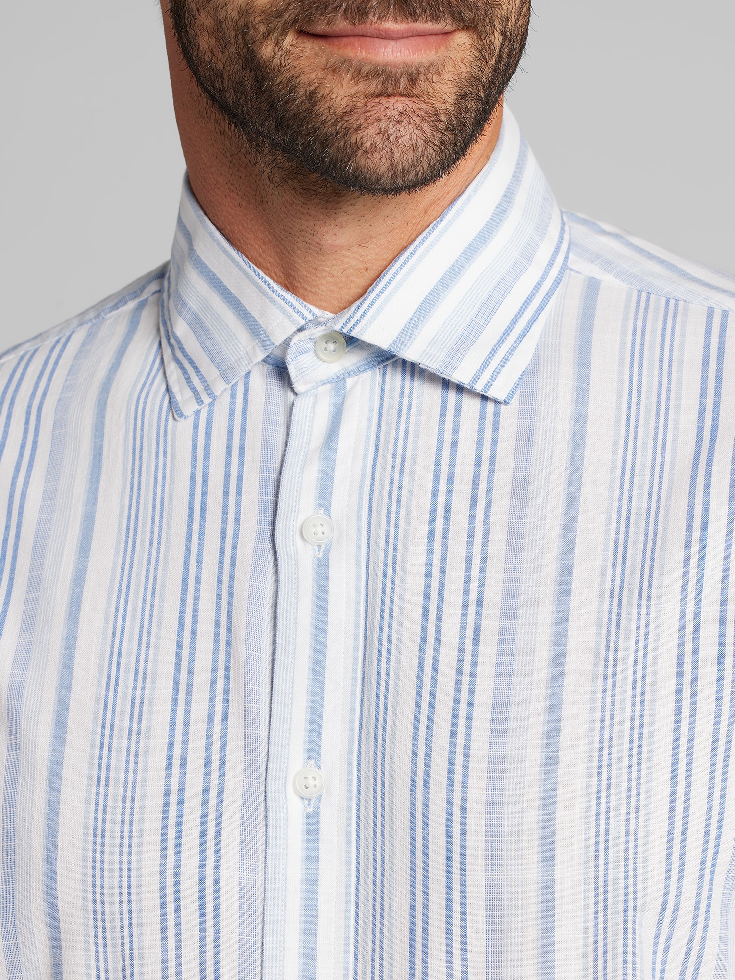 Joseph Abboud Classic Fit Variegated Stripe Button Up Shirt | Men's ...