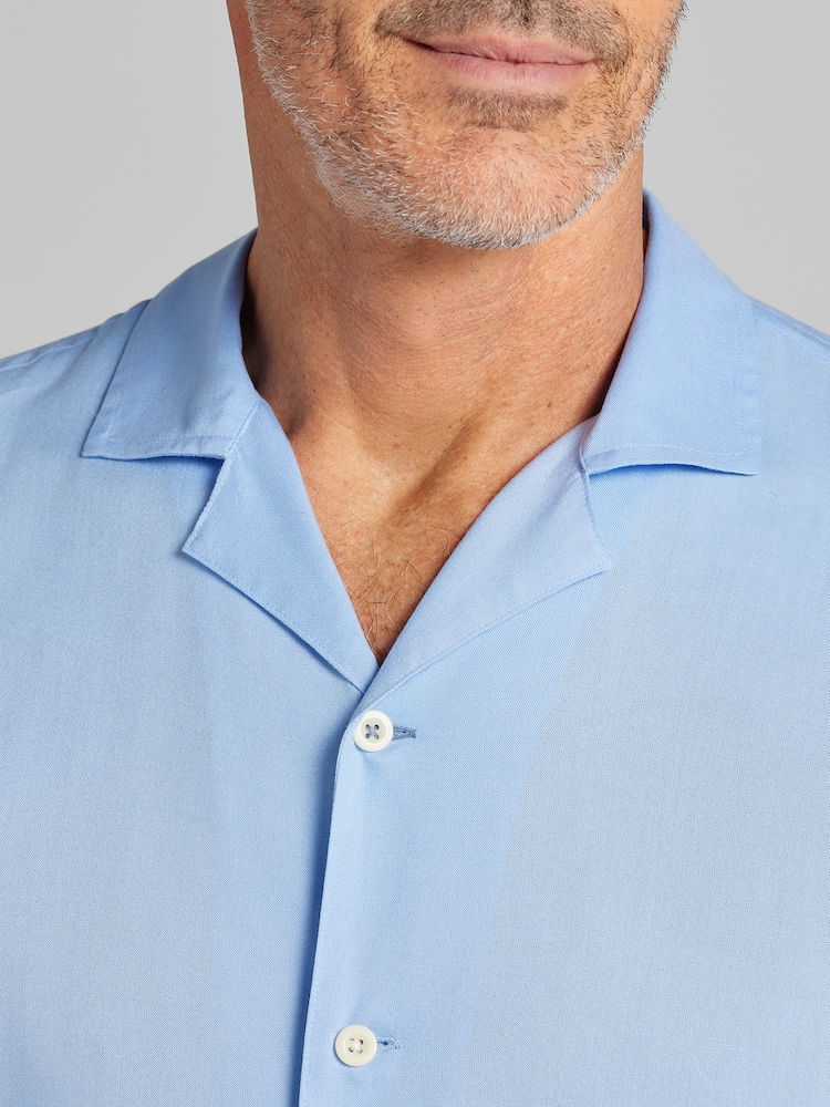 joseph and feiss dress shirts & Blue Non-Iron Shirt tailored profile that looks right at home with dress slacks Joseph & Feiss | Shirts