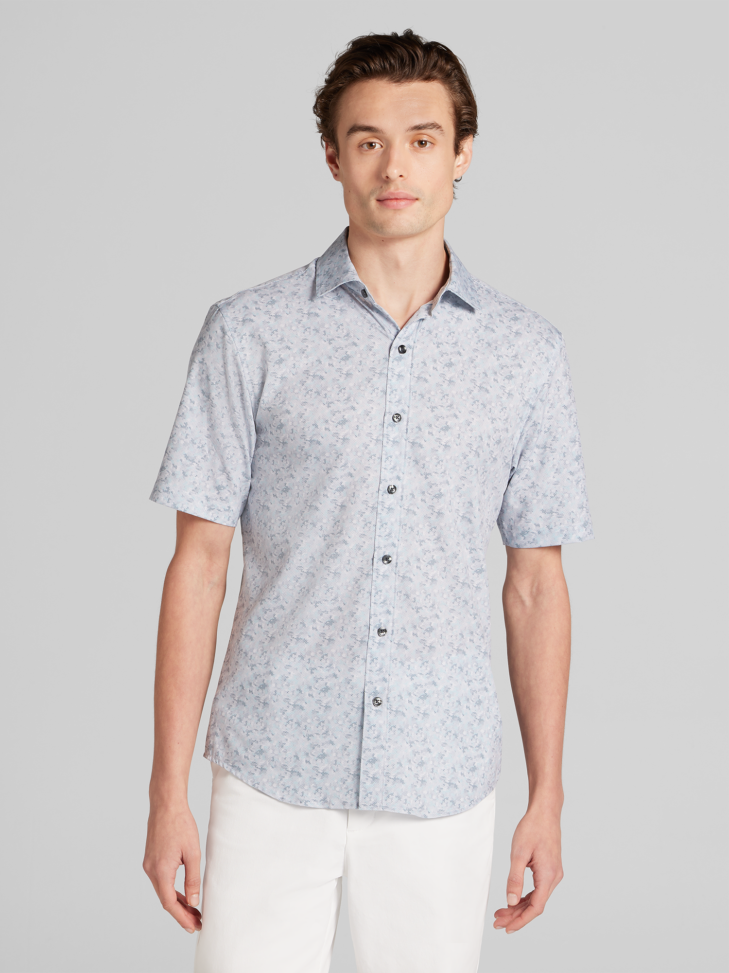 Awearness Kenneth Cole Chemise À Boutons Élastique Dans 4 Directions ...