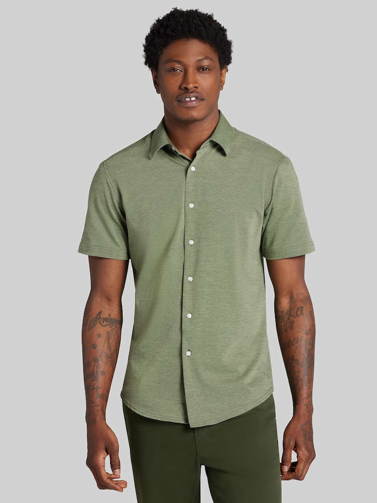 sage green dress shirts for men Sage Linen Shirt