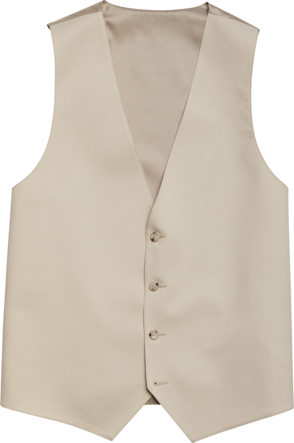Pronto Uomo Tan Performance Wool Matching Vest (6980LTTAN)