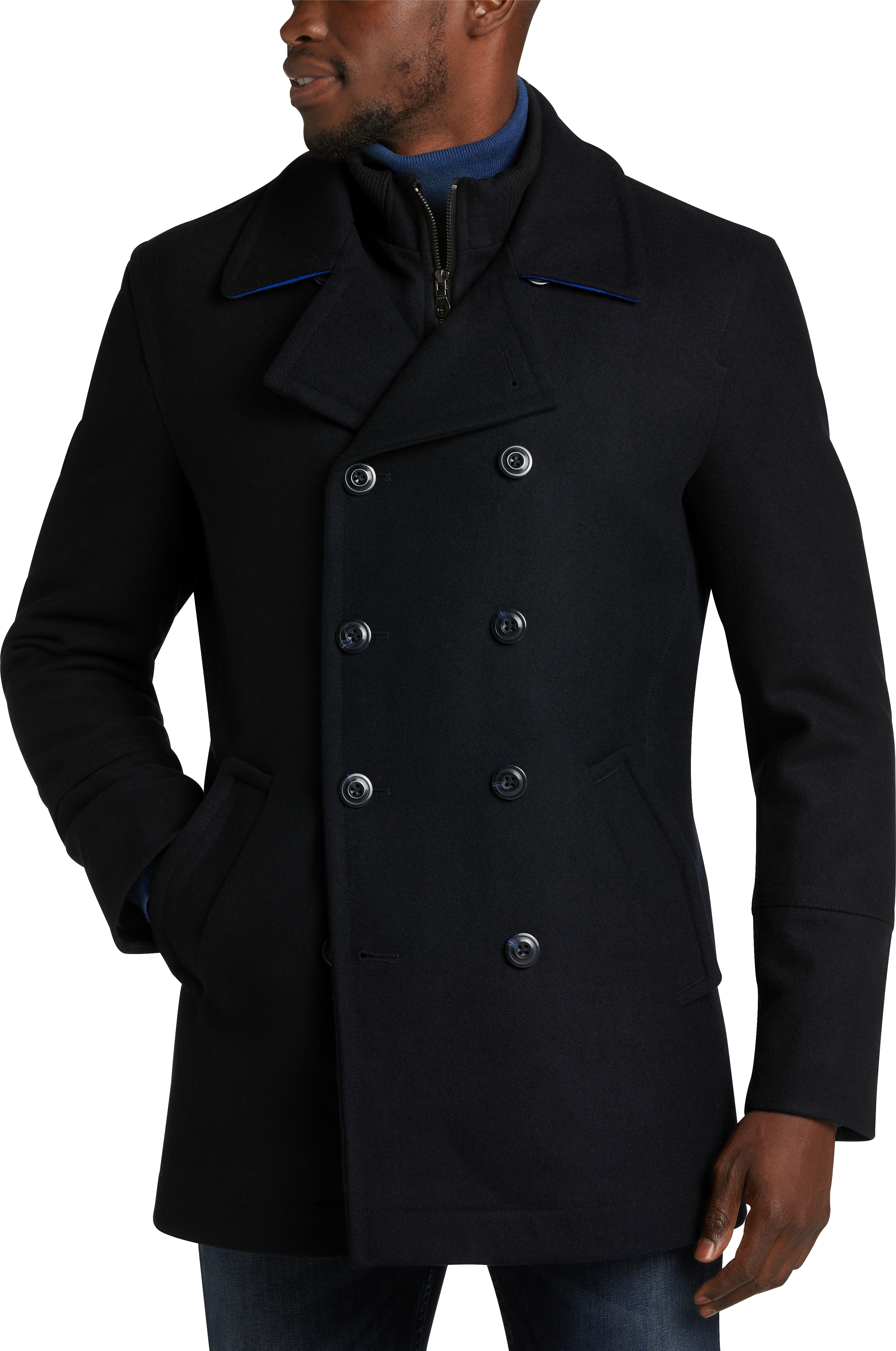 Pea hot sale coat male