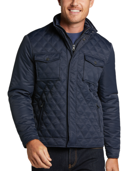 Joseph Abboud Paletot D auto Matelass Coupe Moderne Hommes s