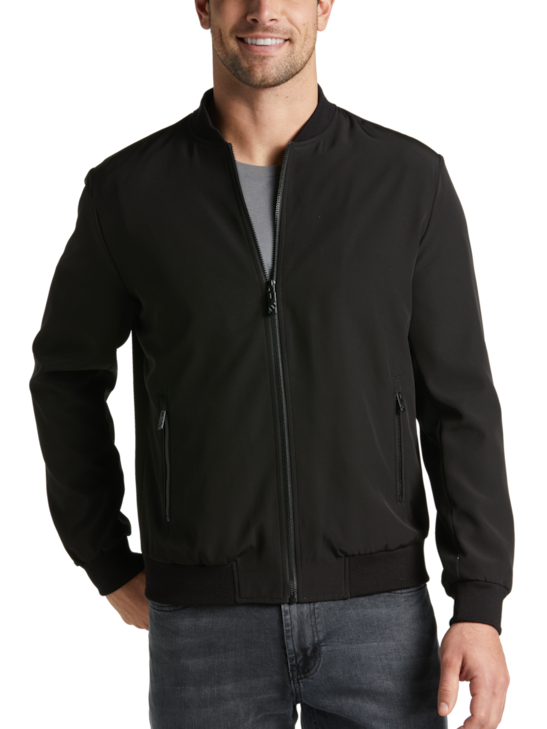 Michael Strahan Modern Fit Bomber Jacket | Men's Outerwear | Moores ...