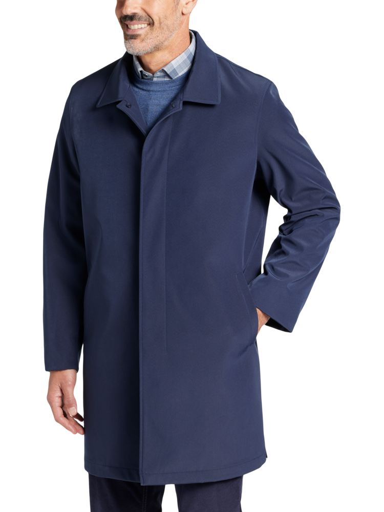 Mens big and tall trench coat sale