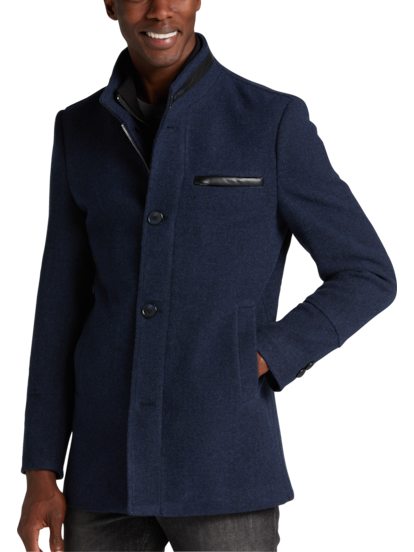 Mens navy car coat shop