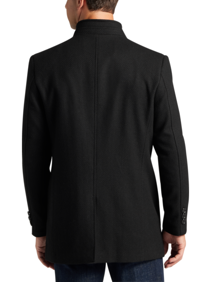 Joseph abboud black on sale classic fit raincoat