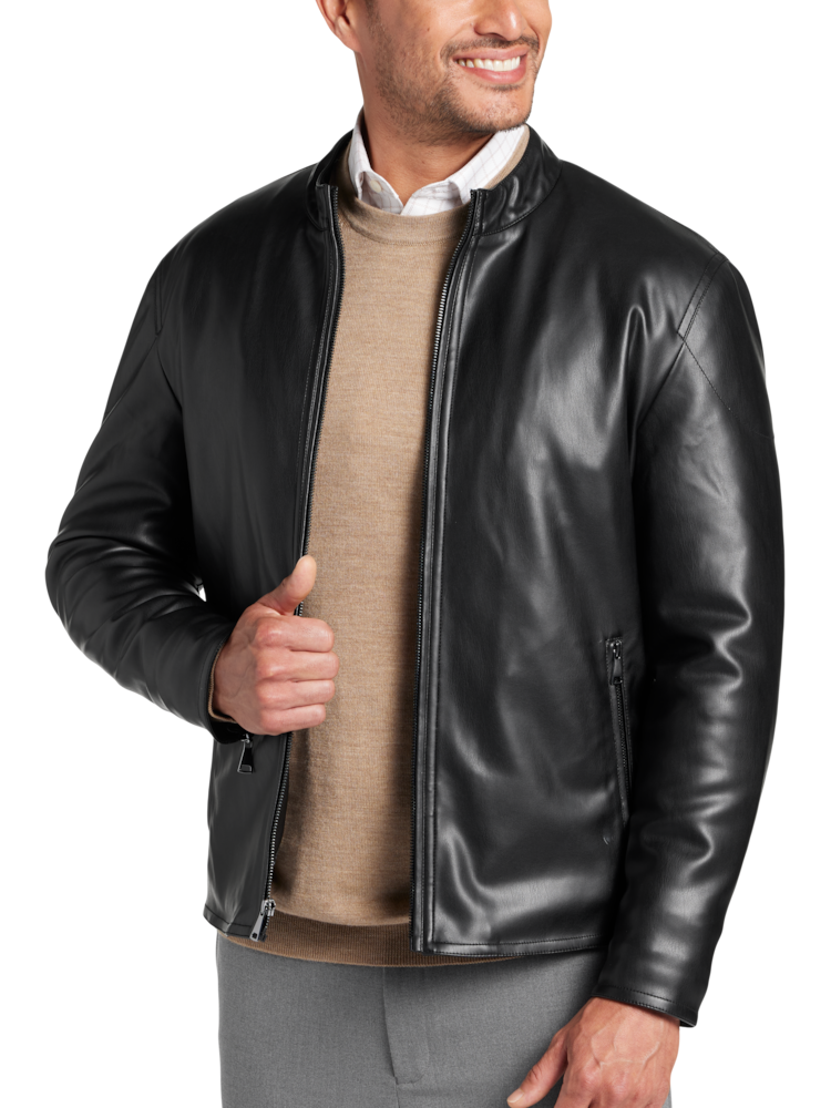 Leather jackets men's wearhouse new arrivals