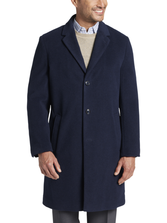 Tommy Hilfiger Modern Fit Topcoat | Men's | Moores Clothing