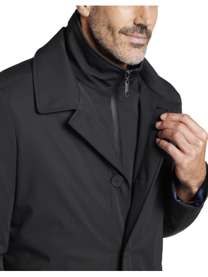Calvin klein transparent raincoat deals