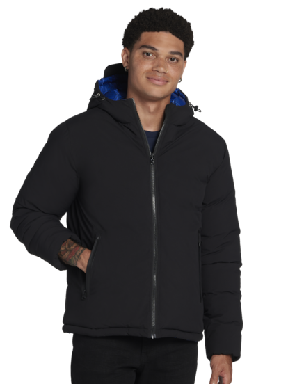 Kenneth cole reversible hooded puffer coat shop