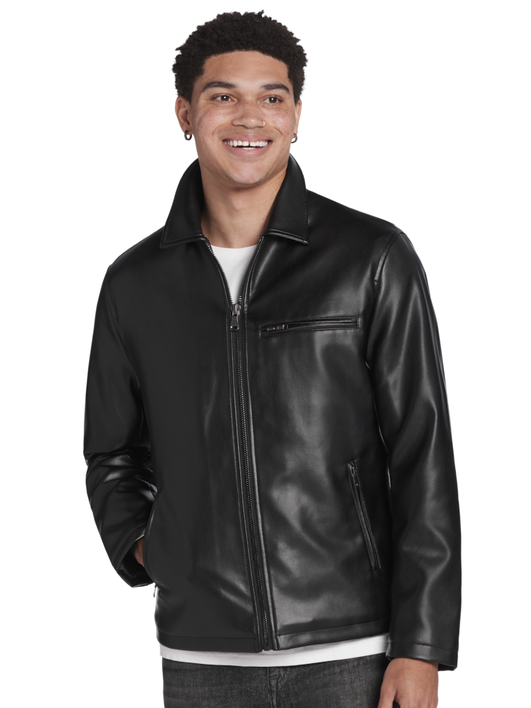 Awearness kenneth cole Leather Jackets for Men Outerwear Moores Clothing