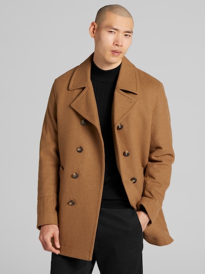 Joseph Abboud Wool Peacoat | Men's Outerwear | Moores Clothing