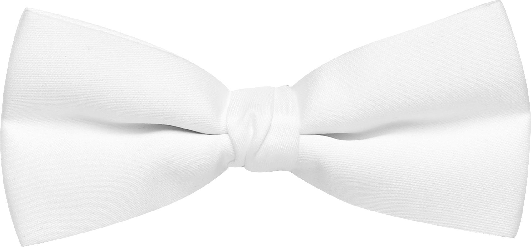 Nœud papillon queue-de-pie blanc traditionnel (7240FDWHT)