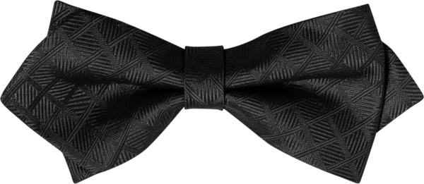 Monaco Black Fancy Bow Tie (7260MFBLK)