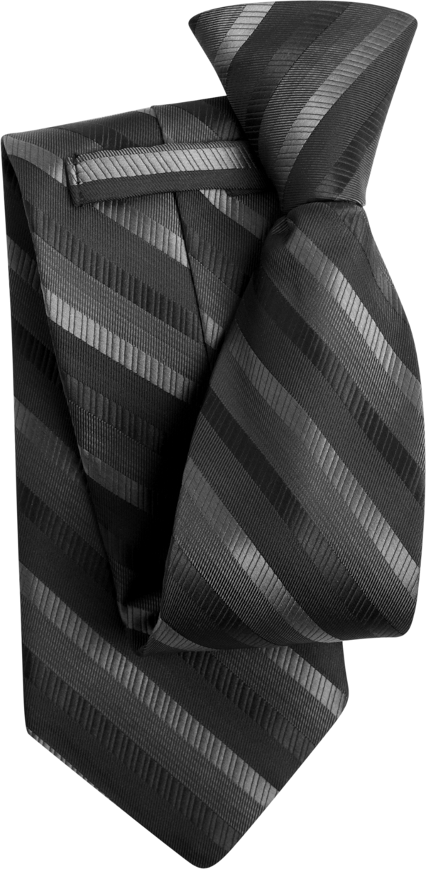 Venice Black Euro Tie (7340VNBLK)