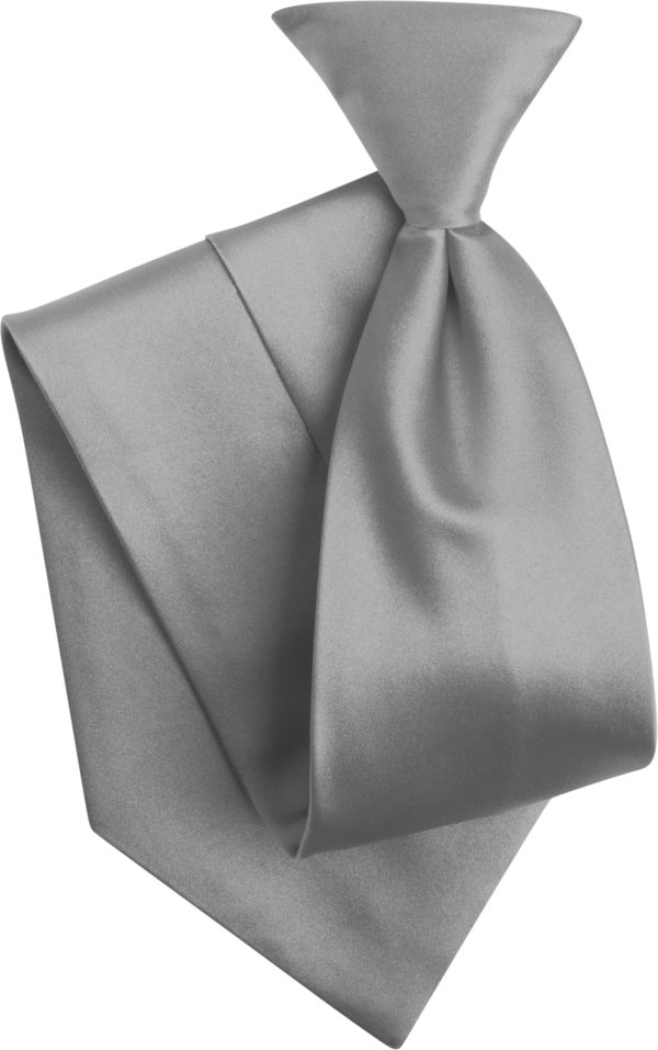 Primetime Silver Euro Tie (7350PRSLV)