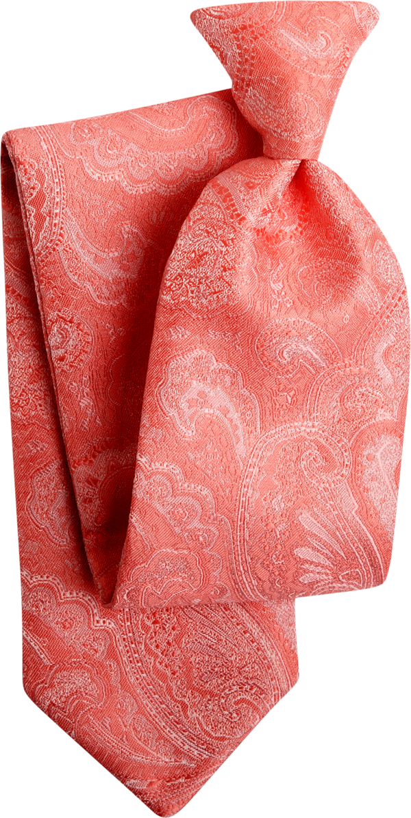 Duet Coral Reef Paisley Euro Tie (7360DPCOR)