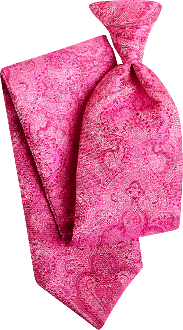 Duet Fuchsia Paisley Euro Tie (7360DPFSA)
