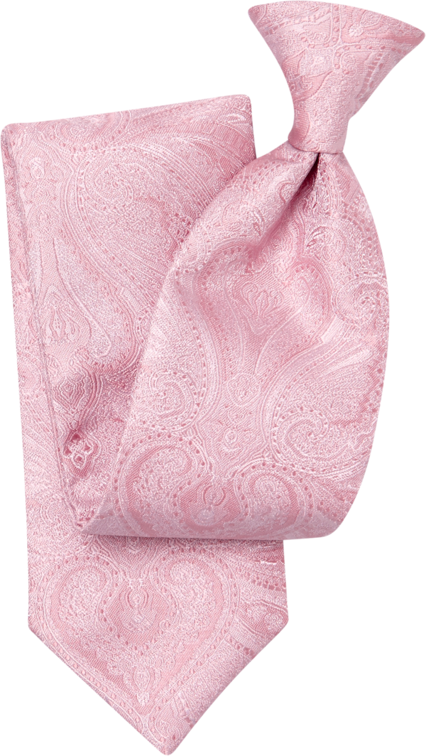 Duet Pink Paisley Euro Tie (7360DPPNK)