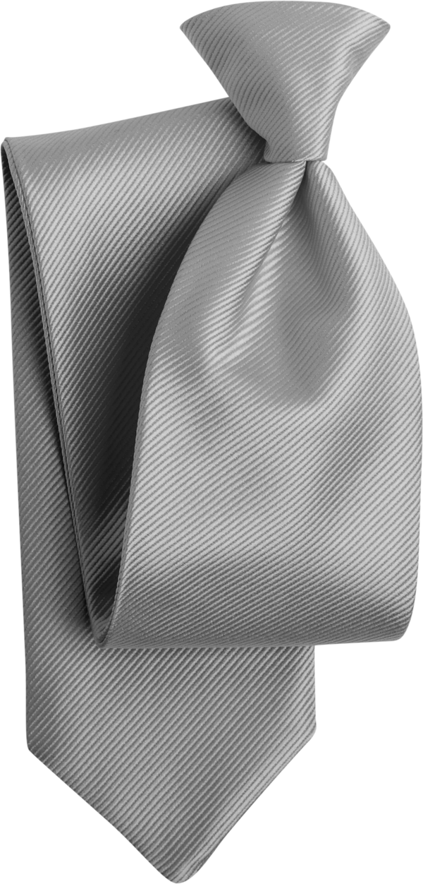 Duet Silver Faille Euro Tie (7370DFSLV)