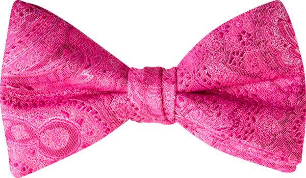 Duet Fuchsia Paisley Bow Tie (7460DPFSA)