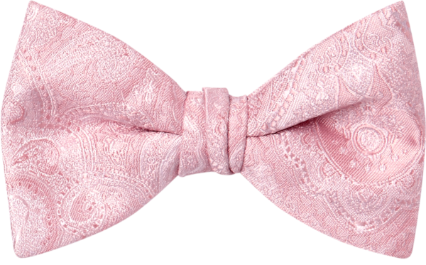 Duet Pink Paisley Bow Tie (7460DPPNK)