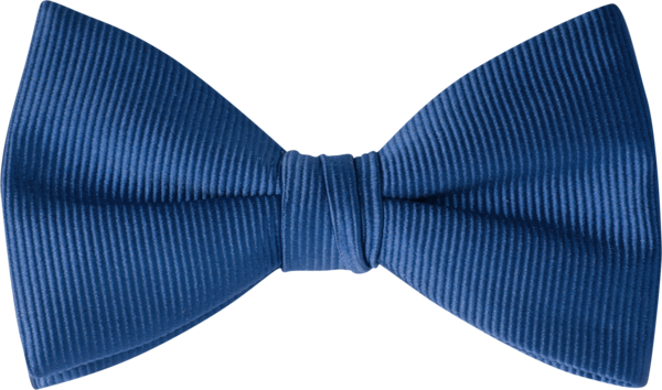 Duet Sapphire Faille Bow Tie (7460DUSAP)