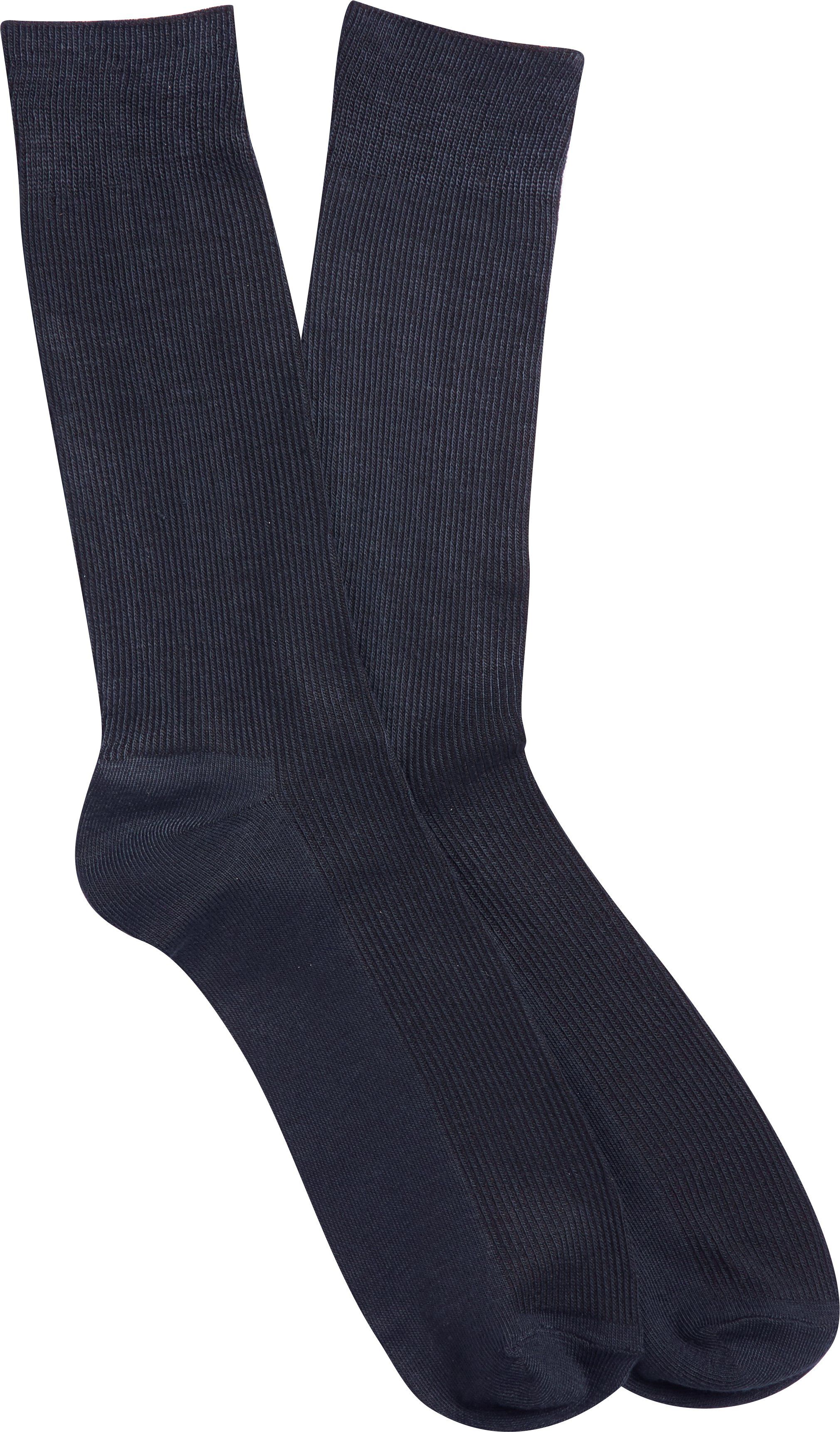 Chaussettes habillées bleu marine (8101NVY)