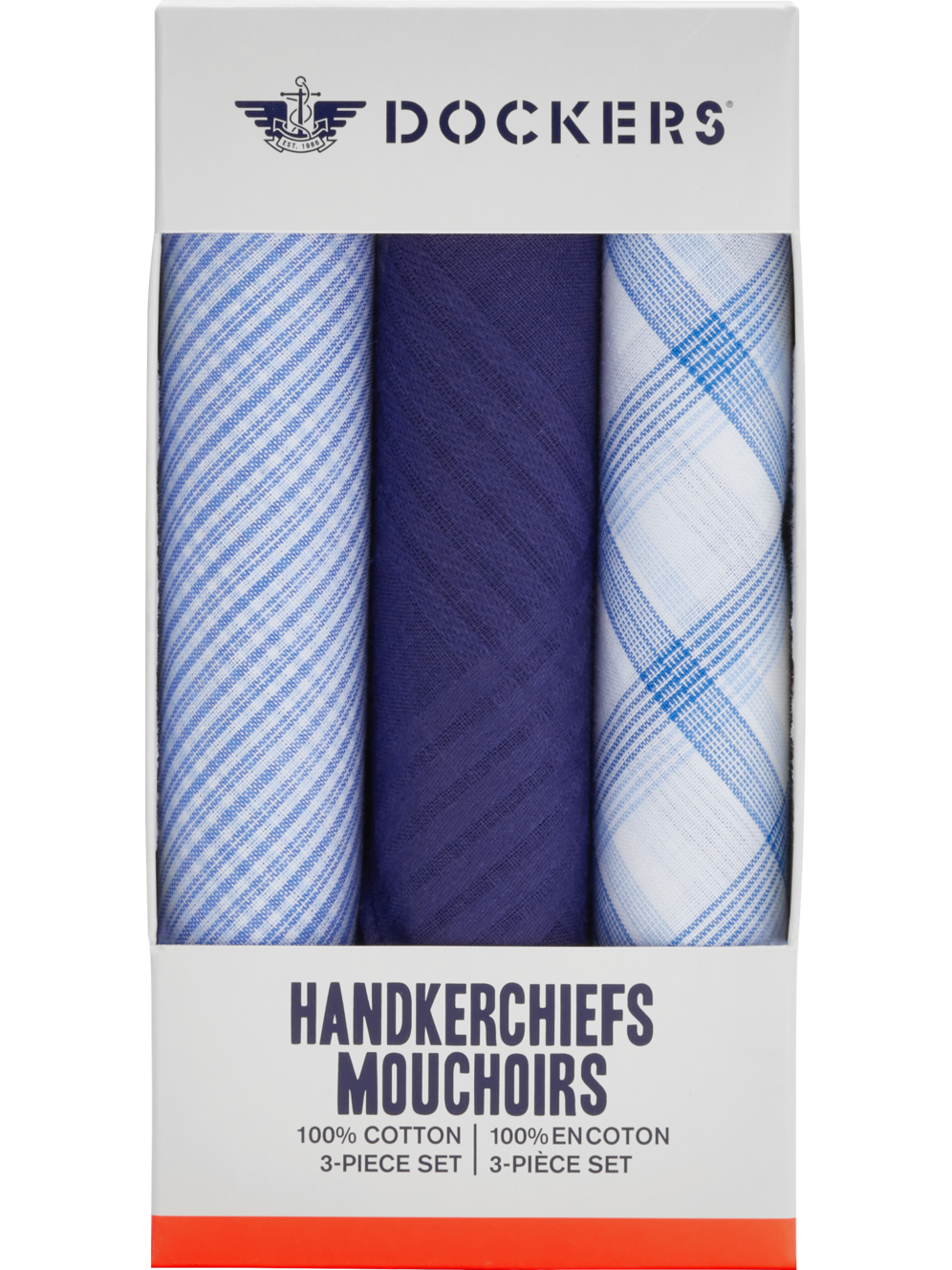 Dockers Handkerchief Set 3 Piece Men's Accessories Moores Clothing