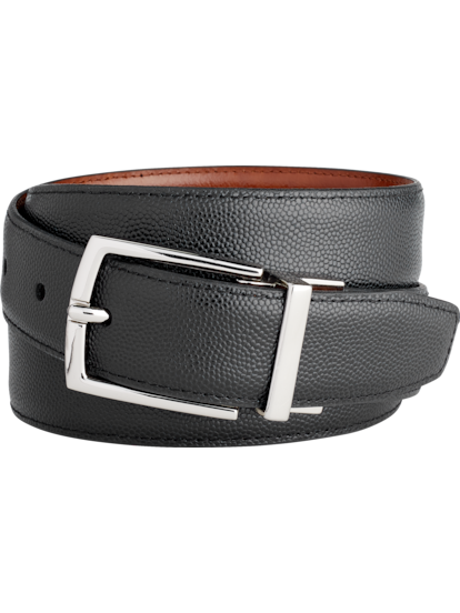 Mens black 2024 buckle belt