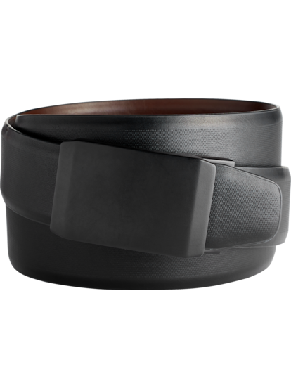Mens black buckle belt sale