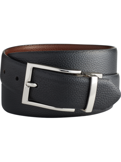 Men's Jack Spade Dark Brown Leather Anchor Embossed Belt Size 28