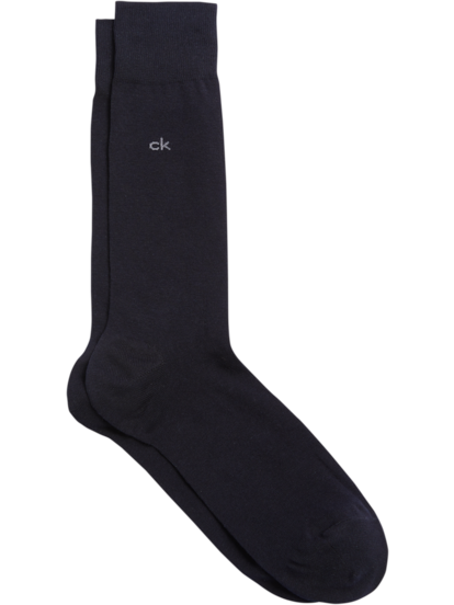 Black Solid - A Black Solid Men's Dress Sock