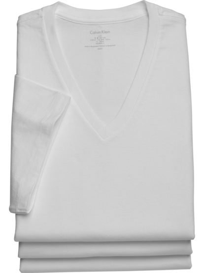 Calvin Klein Front Logo Tee White at