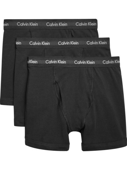 Boxer Briefs 3 Pack in Black - Men's Bodywear