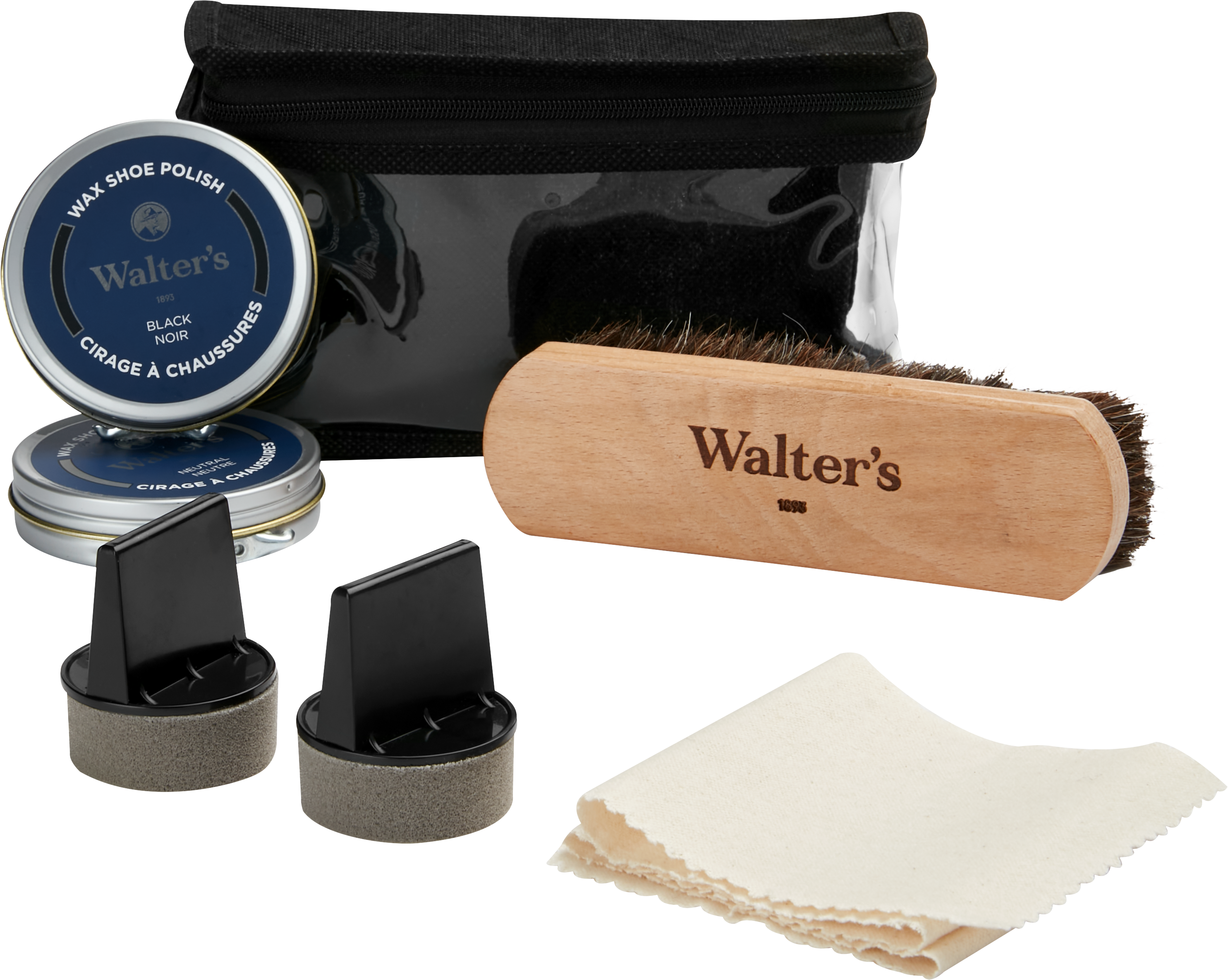 Leather shoe polish sales kit