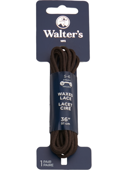 Walters 36 inch Wax Dress Shoe Laces Men s Accessories Moores Clothing