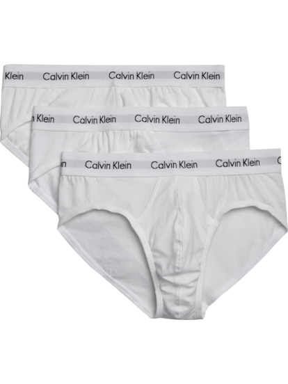Calvin Klein Classic Fit Cotton Briefs, 3-Pack