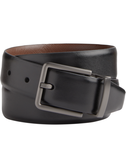 Reversible Leather Belts For Men Big and Tall 28-80 Trim To Fit